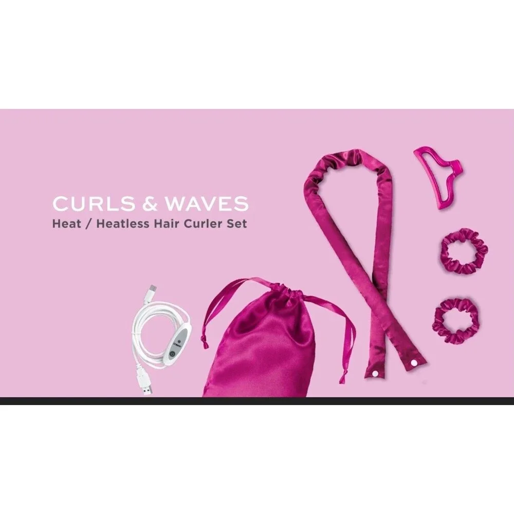 Conair2-in-1 Heat & Heatless Hair Curler Set